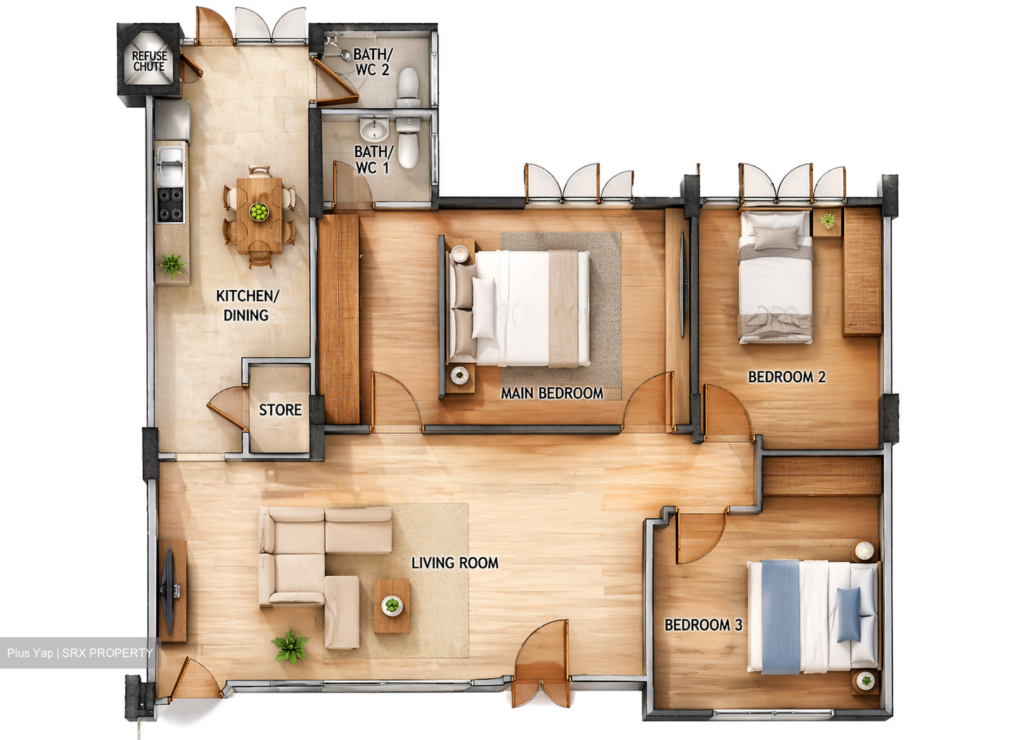 Blk 412 Saujana Road (Bukit Panjang), HDB 4 Rooms #549938401
